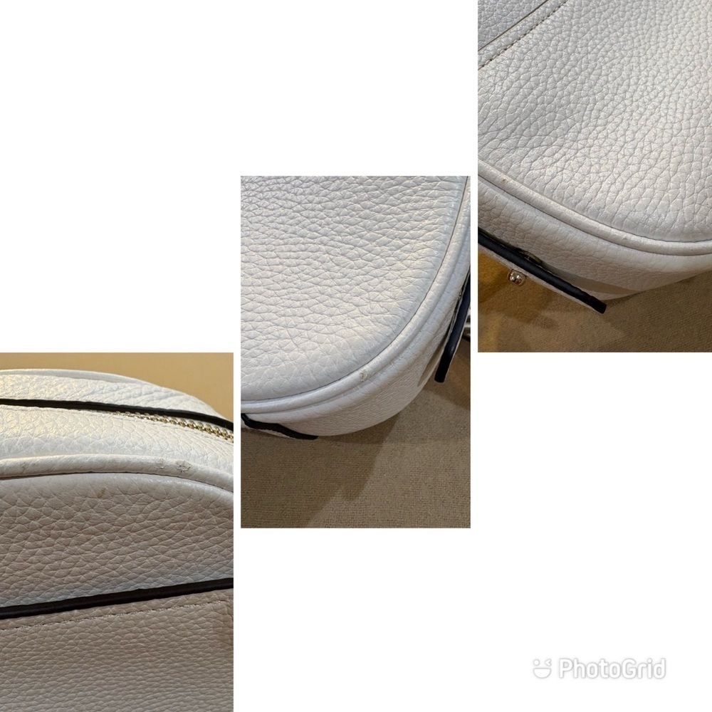 Kate Spade Kourtney Stripe Camera Bag Crossbody Canvas/Pebbled Leather Trim - Picture 13 of 13